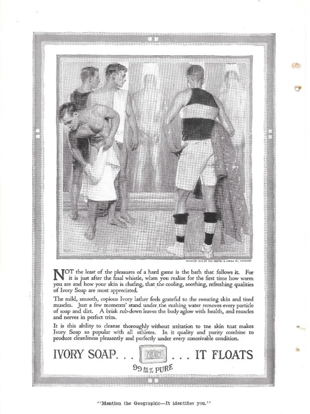 Original Early 20th Century Ivory Soap Ad.